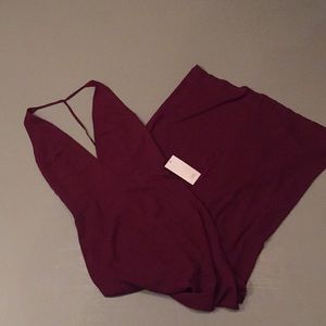 🌵Halter Cocktail Maroon Chiffon Toni Dress🌵